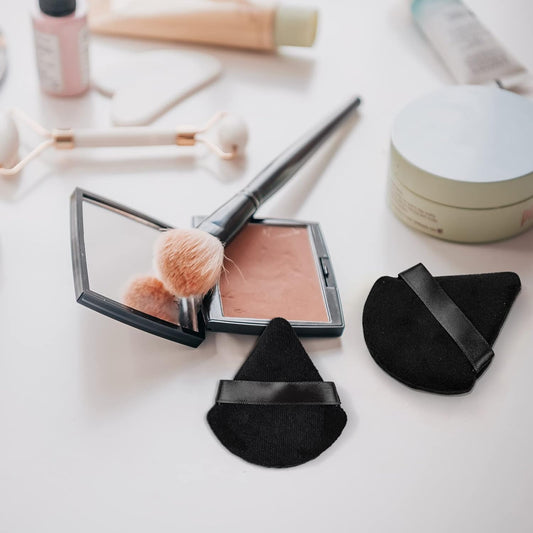 Flytianmy 9Pcs Triangle Powder Puffs, Face Makeup